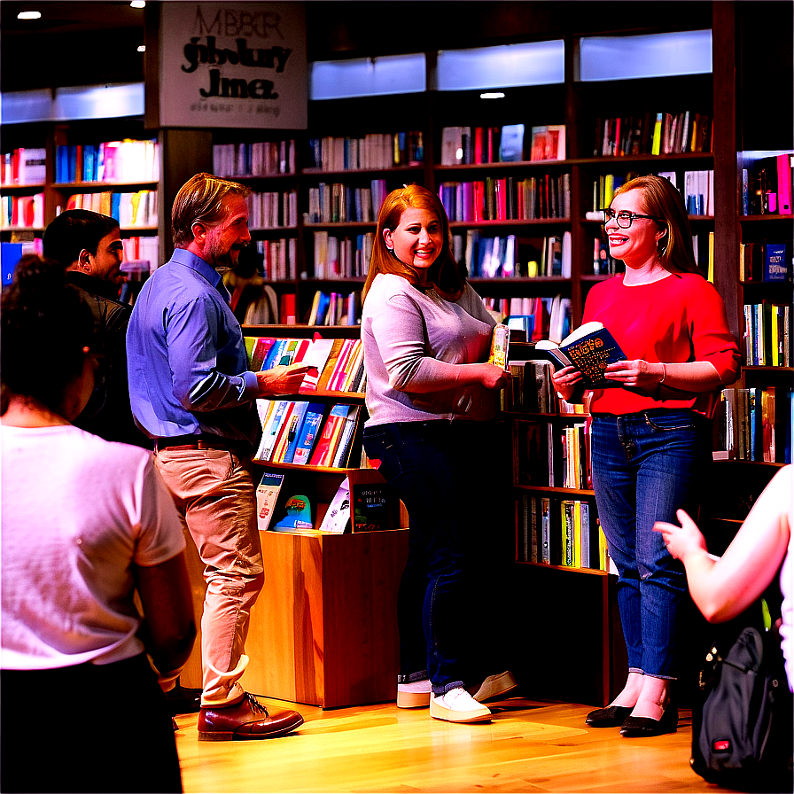 Crowded Bookstore Event Png Yss71 PNG image