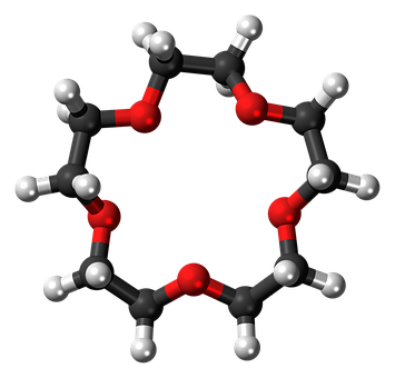 Crown Ether Molecular Structure PNG image