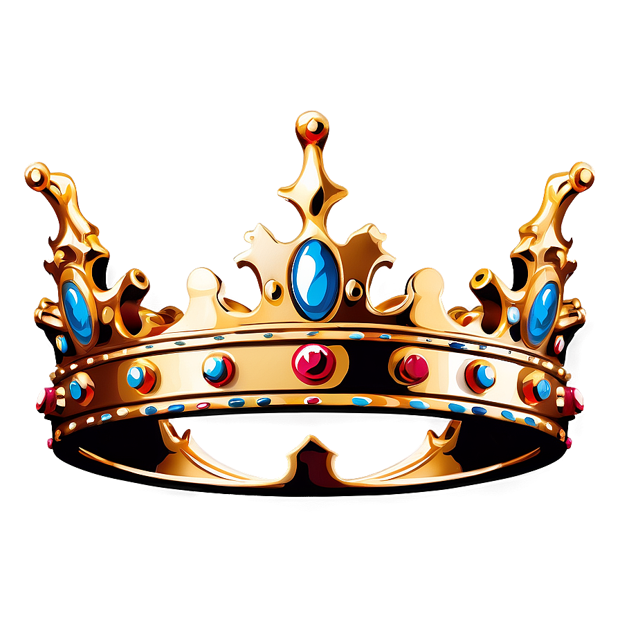 Crown In Flat Style Png Ydg PNG image