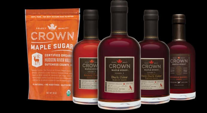 Crown Maple Syrupand Sugar Products PNG image