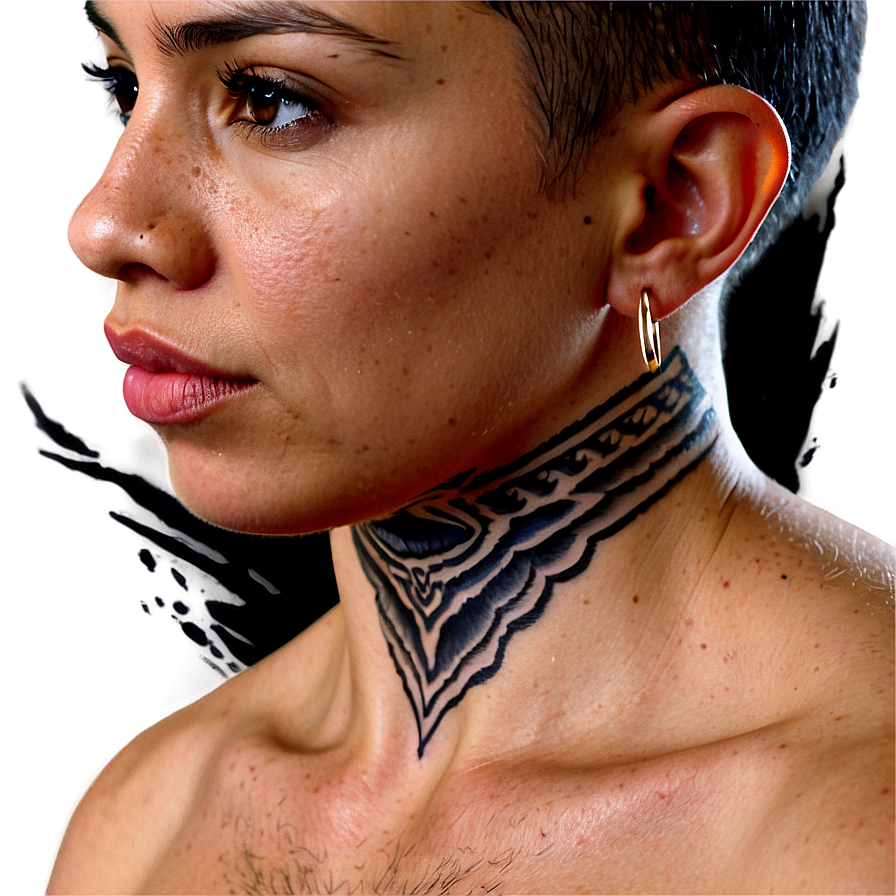 Crown Neck Tattoo Visions Png 06122024 PNG image