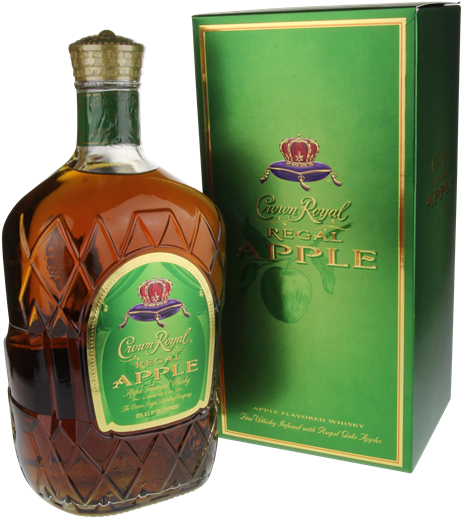 Crown Royal Regal Apple Whiskey PNG image