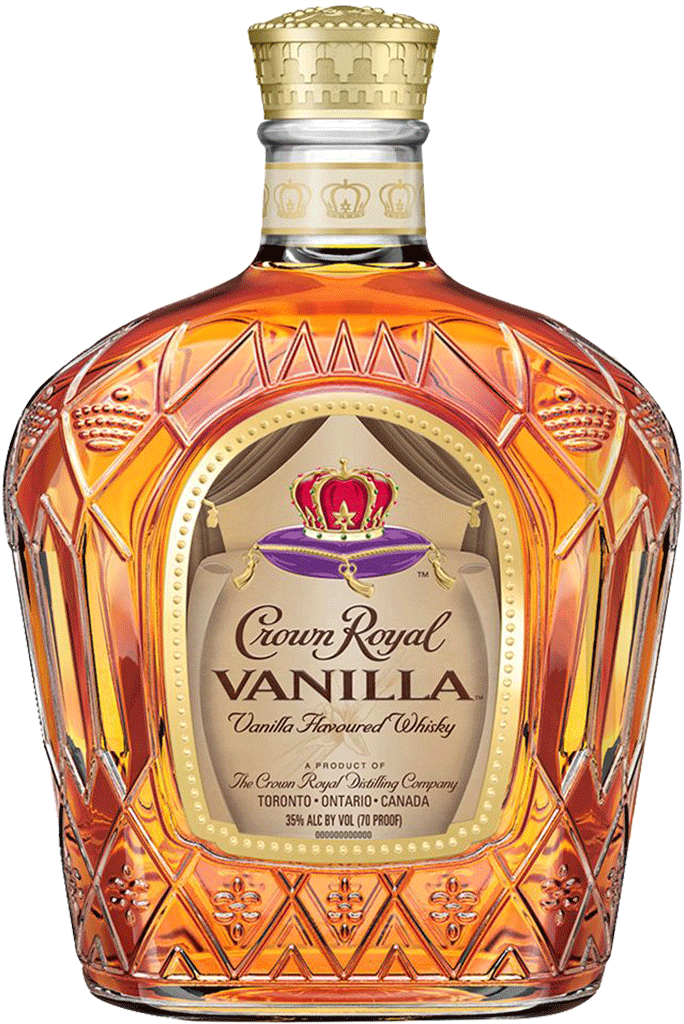 Crown Royal Vanilla Flavoured Whisky Bottle PNG image