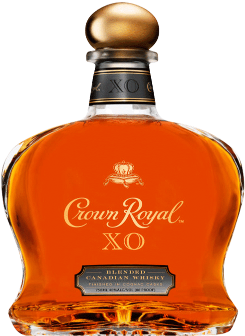 Crown Royal X O Whisky Bottle PNG image