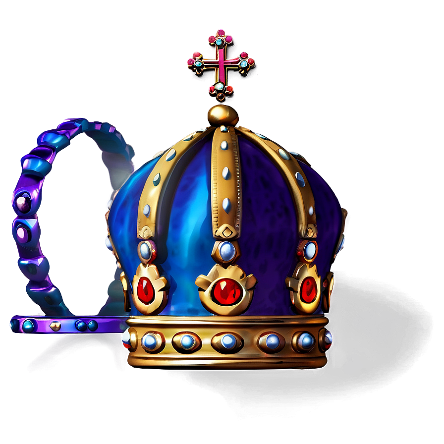 Crown With Cross Png 04302024 PNG image