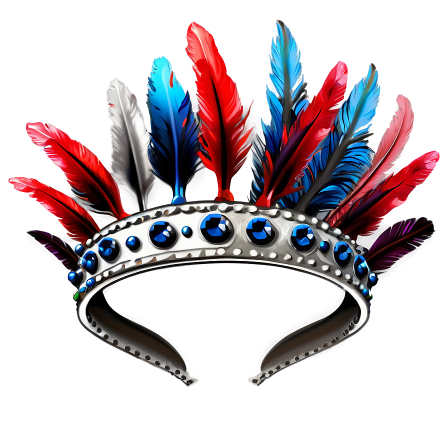 Crown With Feathers Png 71 PNG image
