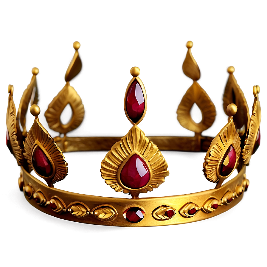 Crown With Golden Leaves Png 56 PNG image