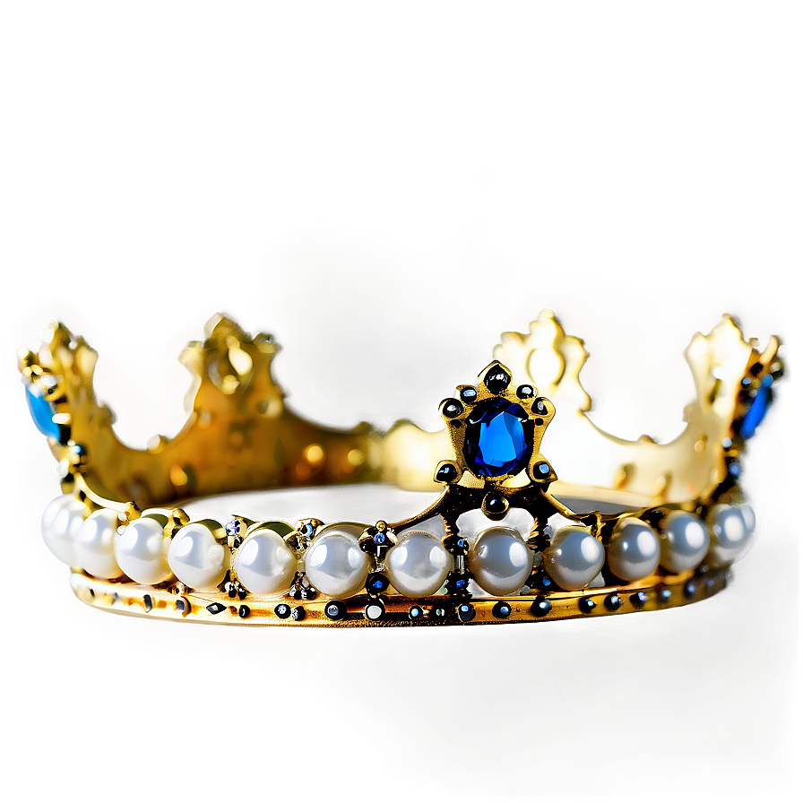 Crown With Pearls Png 04302024 PNG image