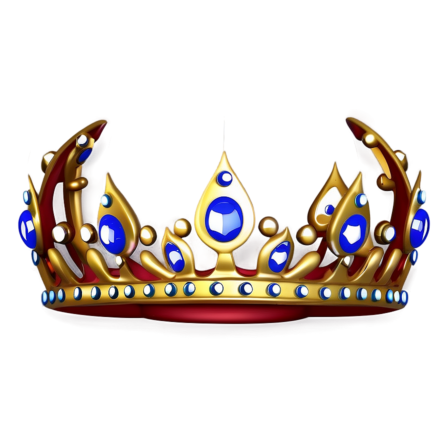 Crown With Pearls Png 22 PNG image