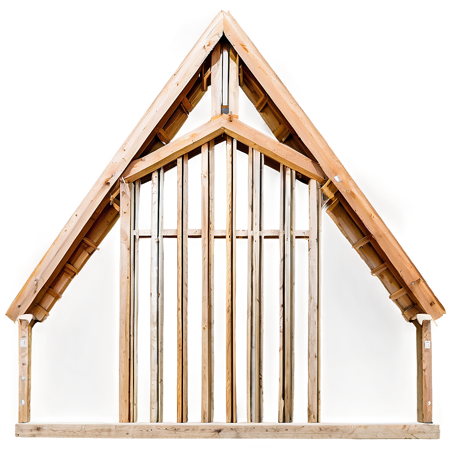 Cruck Frame Truss Png 06212024 PNG image