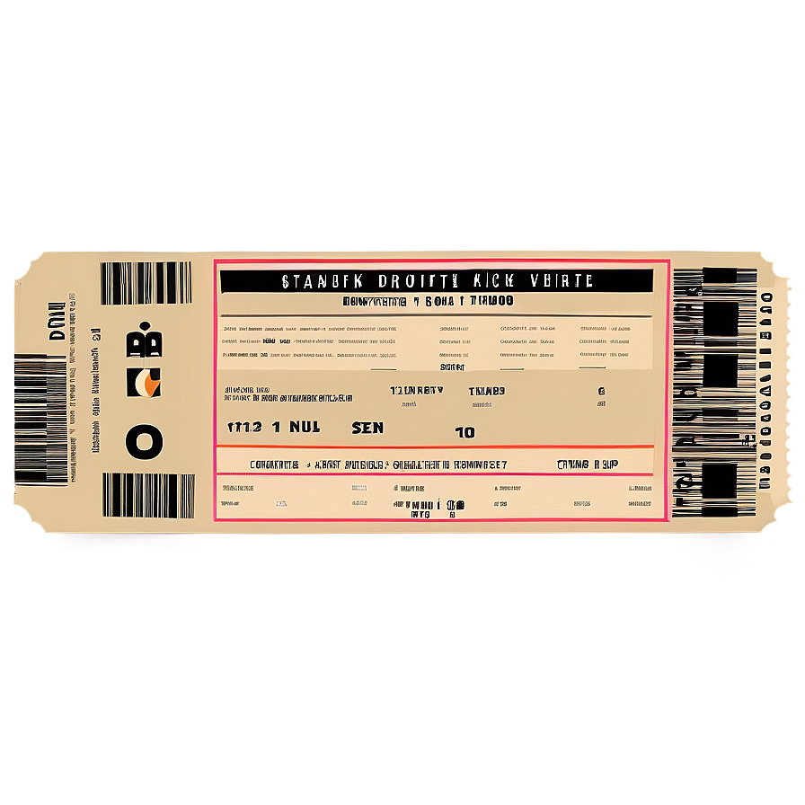 Cruise Ship Boarding Ticket Png 36 PNG image