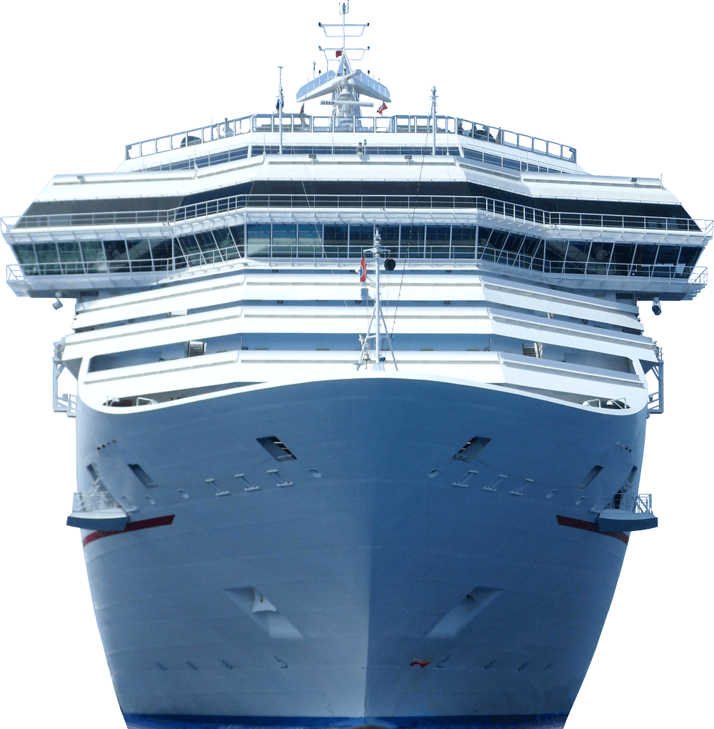 Cruise Ship Bow View PNG image