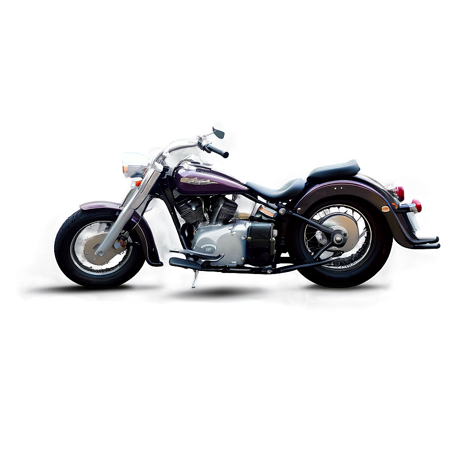 Cruiser Motorcycle Artwork Png Feu43 PNG image