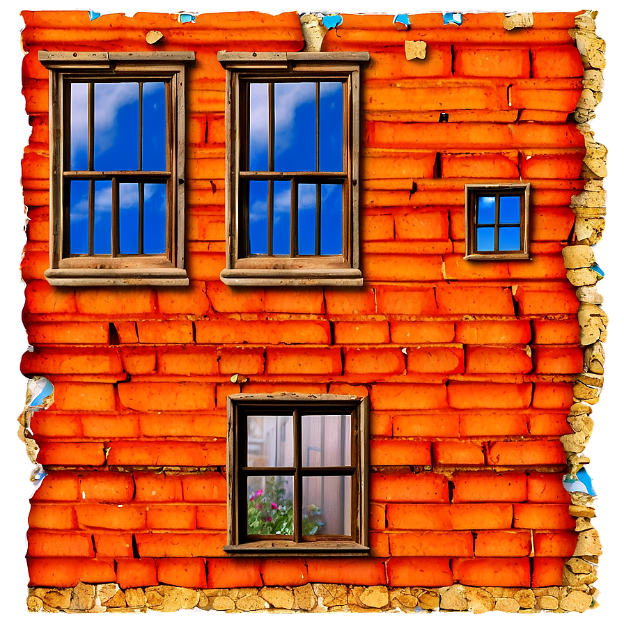 Crumbled Building Facade Png 45 PNG image