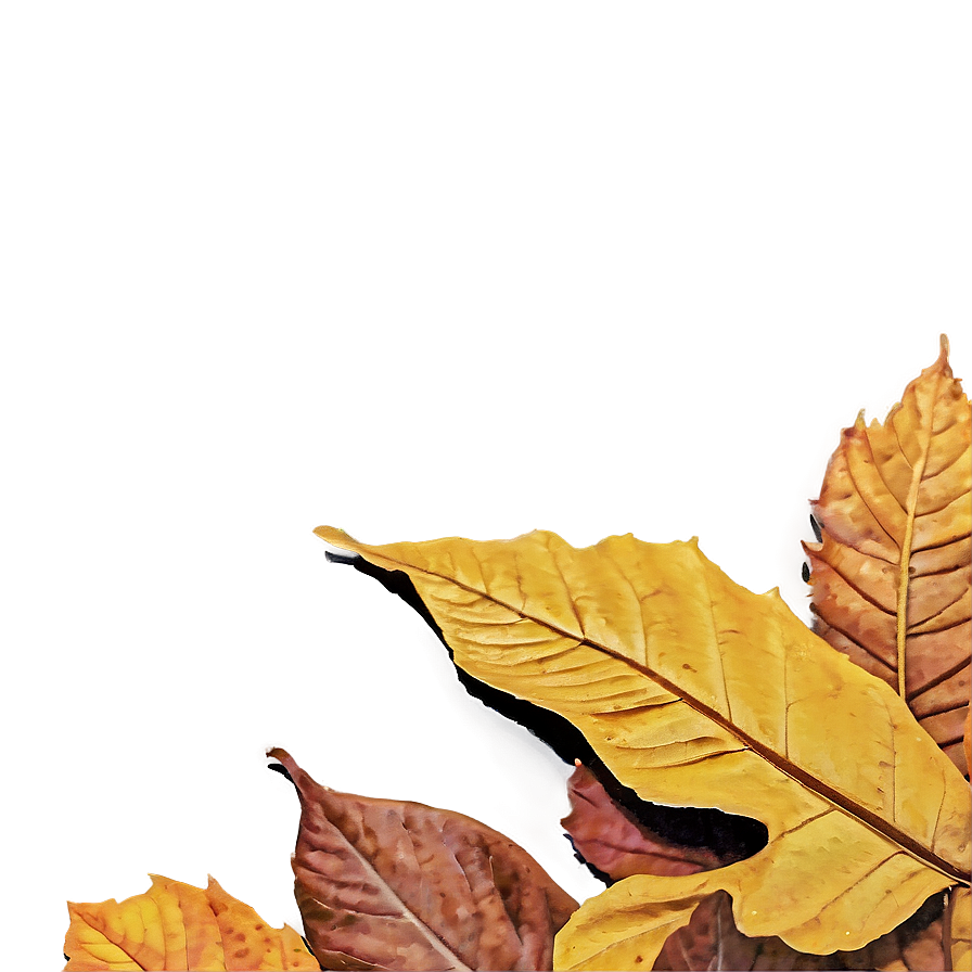 Crumbling Leaves Fall Png Pfi PNG image