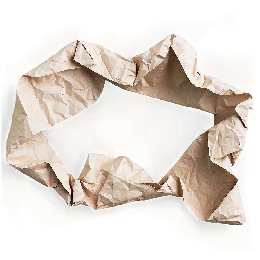 Crumpled Paper Distress Png Eka90 PNG image