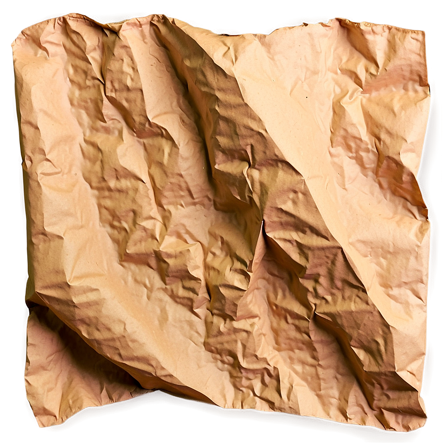 Crumpled Paper For Design Png 3 PNG image