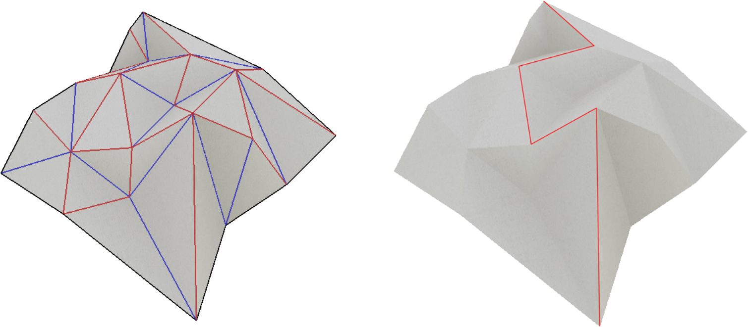 Crumpled Paper Geometry PNG image