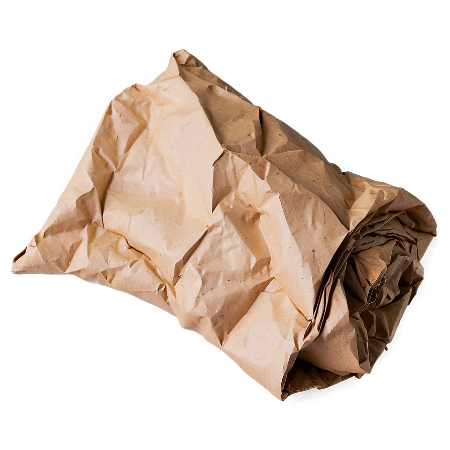 Crumpled Paper Sheet Png 05242024 PNG image