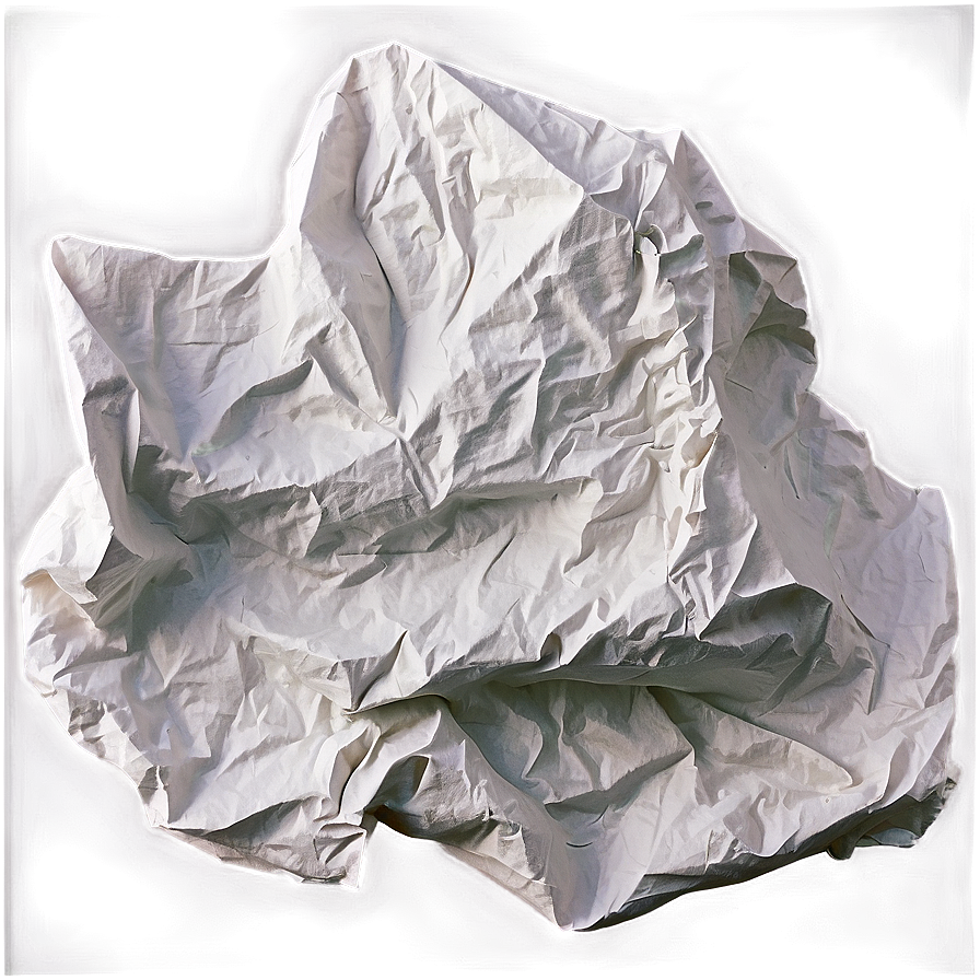 Crumpled Paper Texture A PNG image