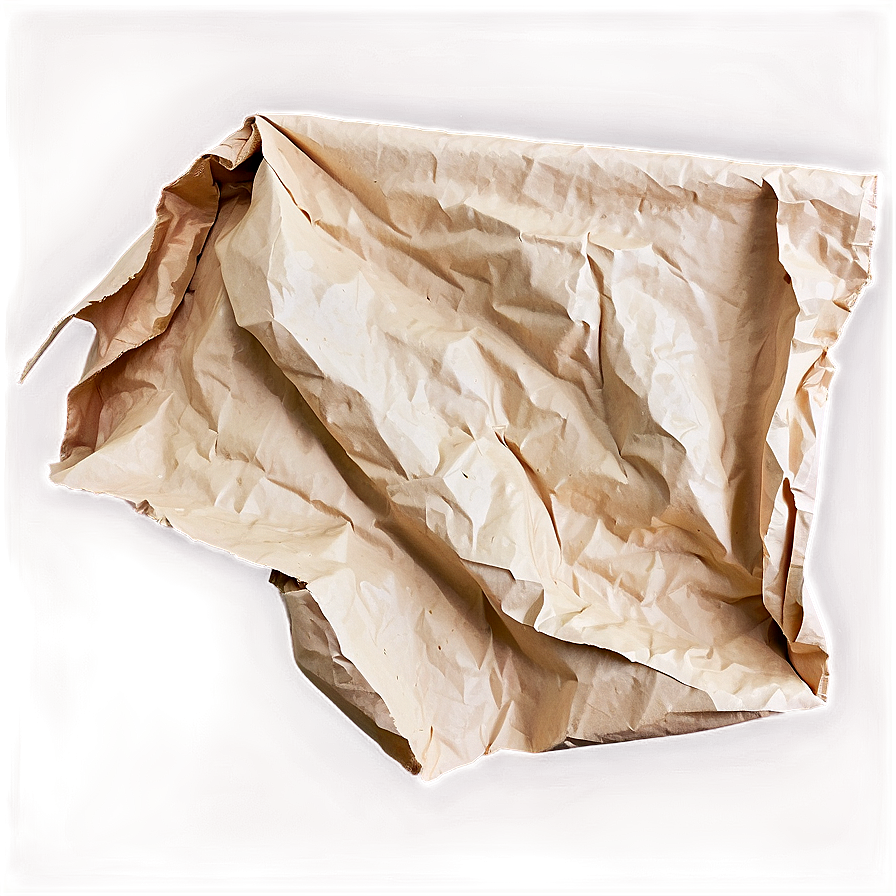 Crumpled Paper Texture Png 05232024 PNG image