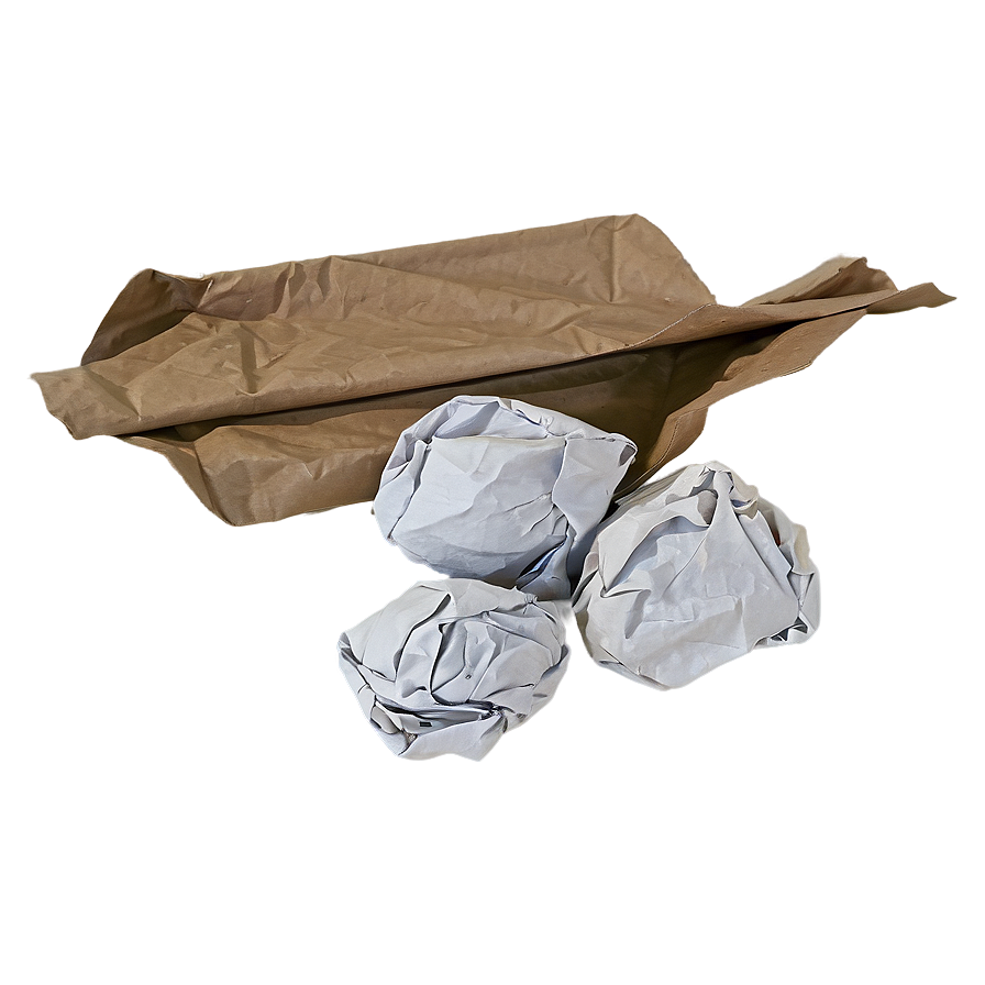 Crumpled Paper Trash Png Fax PNG image