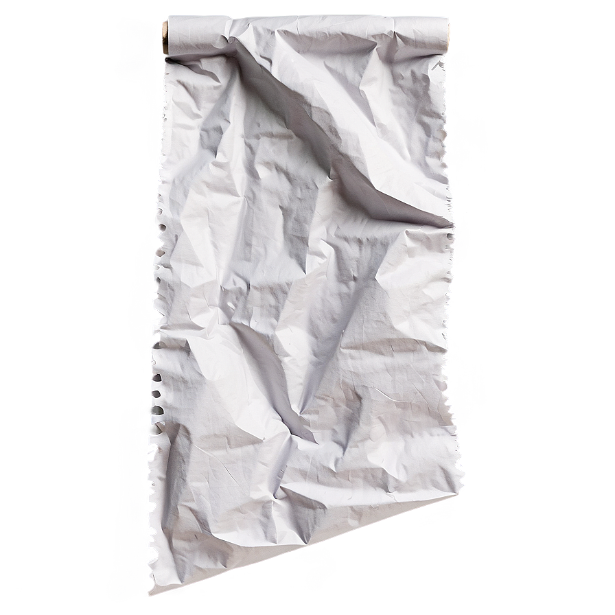 Crumpled Paper With Transparent Background Png 05242024 PNG image