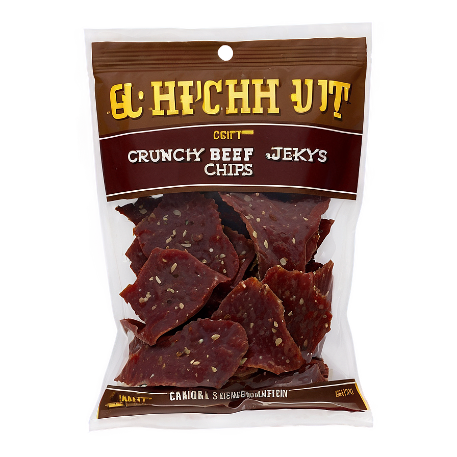 Crunchy Beef Jerky Chips Png 06132024 PNG image