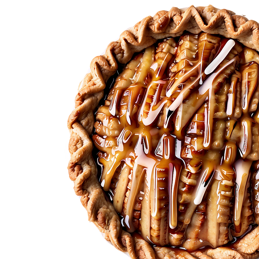 Crunchy Caramel Apple Pie Png Ofm93 PNG image