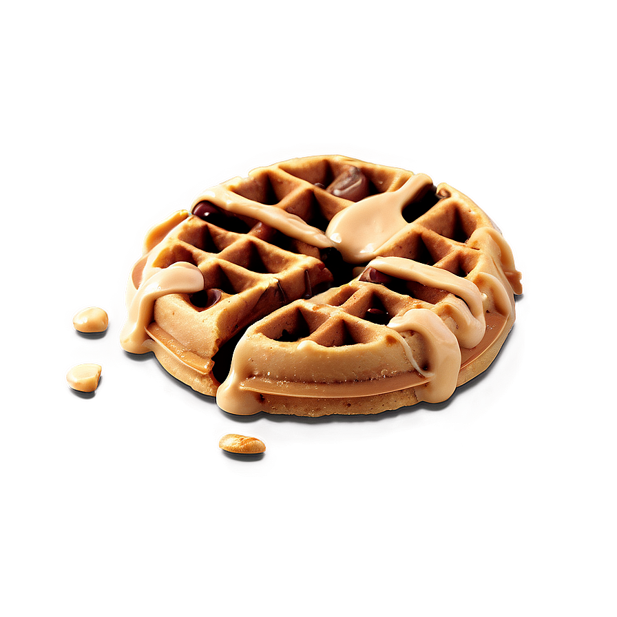 Crunchy Peanut Butter Waffle Png Enq PNG image