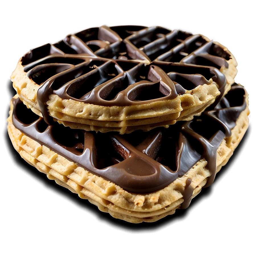 Crunchy Peanut Butter Waffle Png Vup18 PNG image