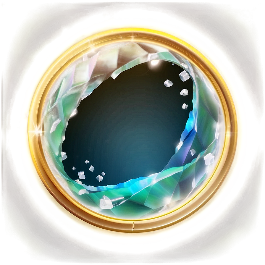 Crystal Circle Glow Png Bay65 PNG image