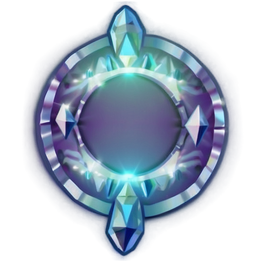 Crystal Circle Glow Png Jno PNG image