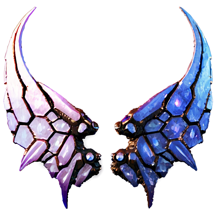 Crystal Demon Wings Png Hos67 PNG image