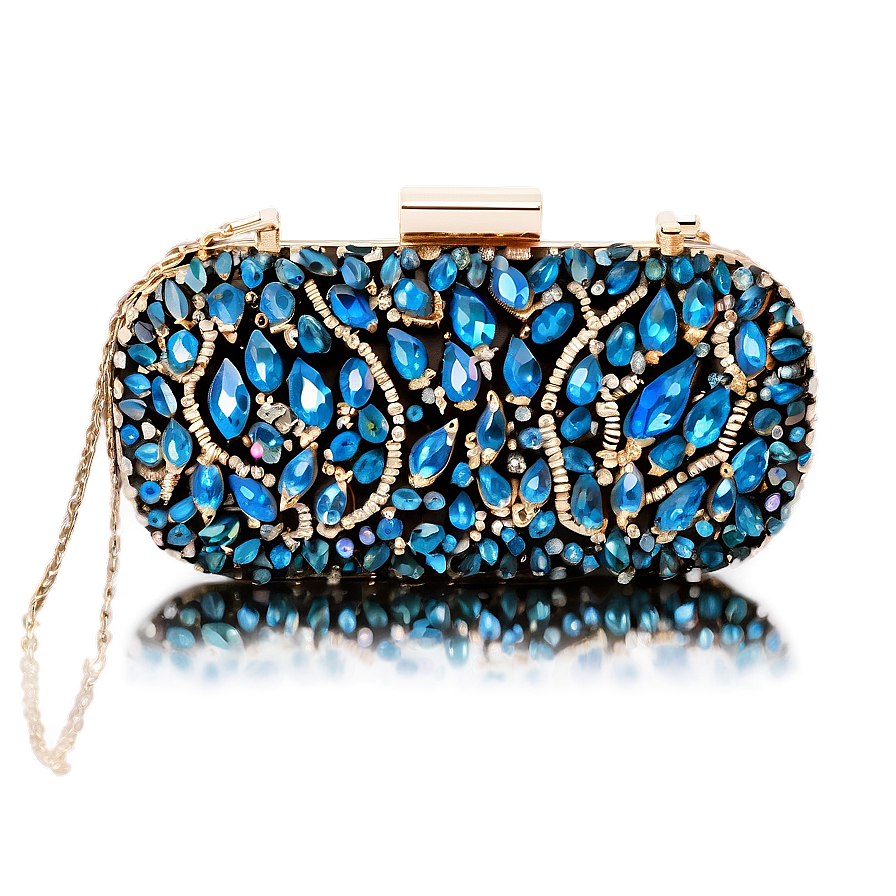 Crystal Embellished Clutch Png 87 PNG image