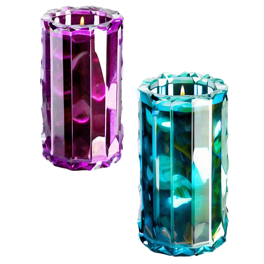 Crystal Encased Candle Png Ude PNG image