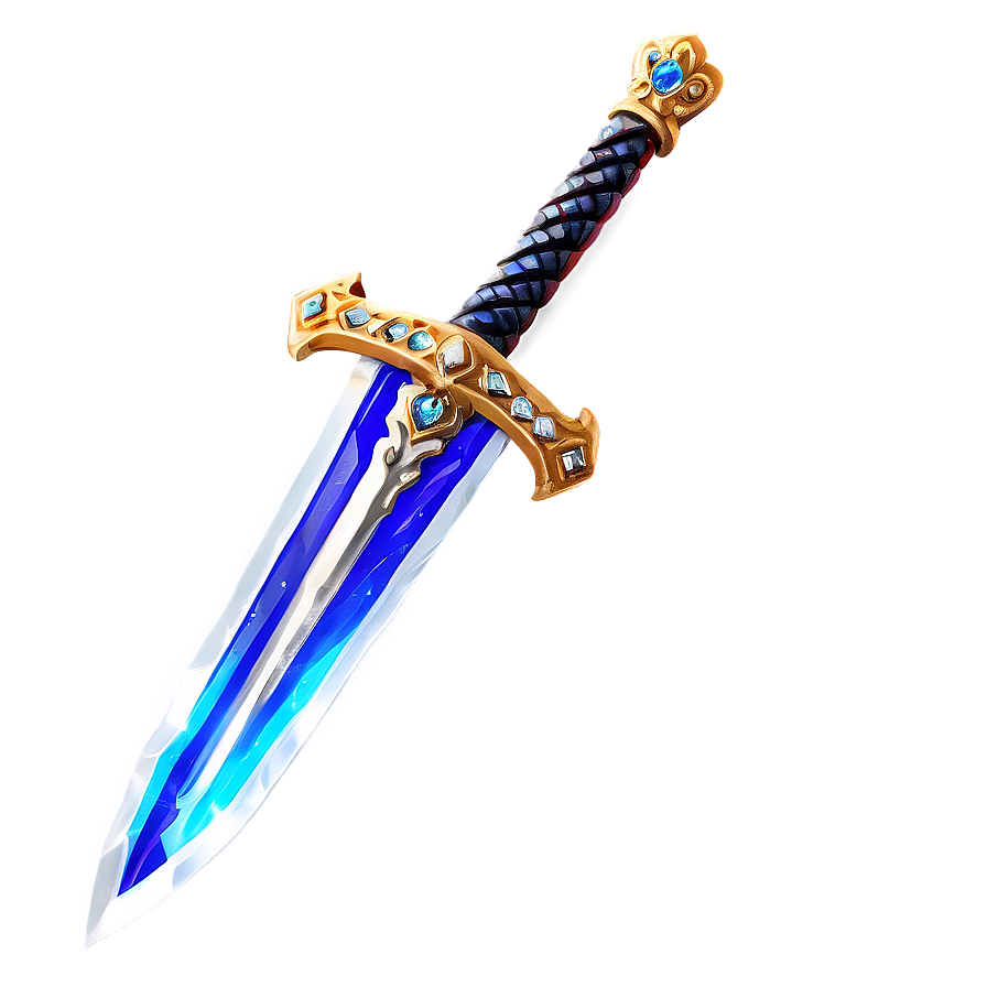 Crystal Encrusted Sword Png 63 PNG image