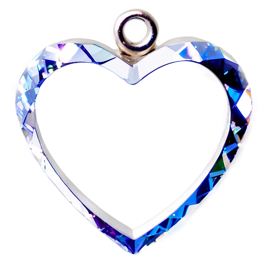 Crystal Heart Pendant Png 71 PNG image