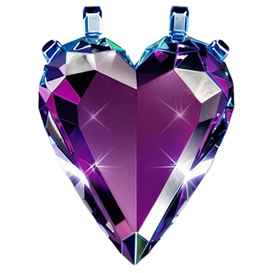 Crystal Heart Png Ceh61 PNG image
