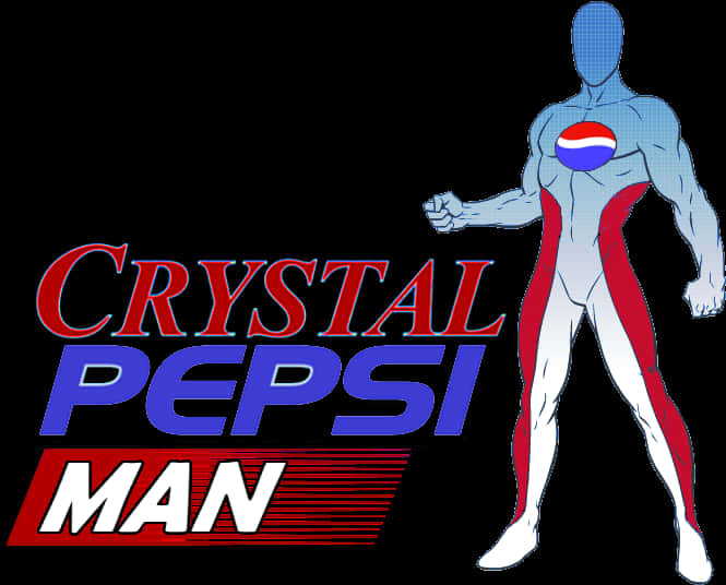 Crystal Pepsi Man Superhero PNG image