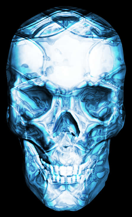 Crystal Skull Rendering PNG image