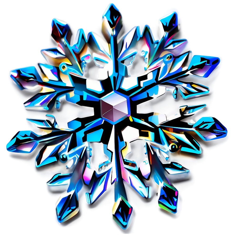 Crystal Snowflake Icon Png 05252024 PNG image