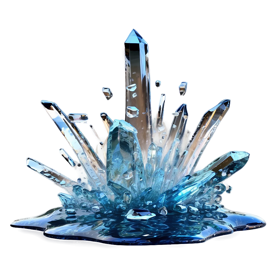 Crystal Splash Effect Png Wil PNG image