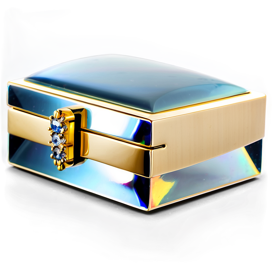 Crystal Studded Jewelry Box Png Kaq PNG image