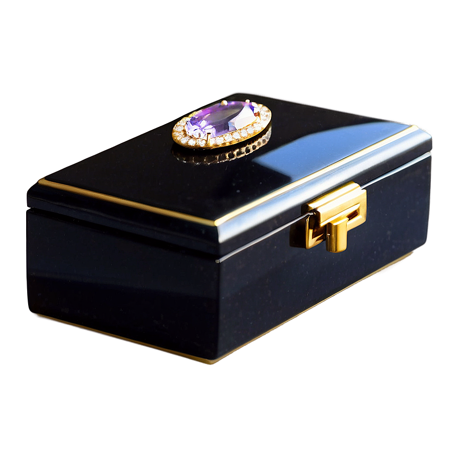 Crystal Studded Jewelry Box Png Sif PNG image