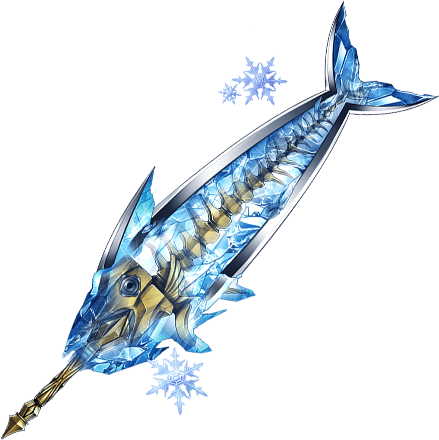 Crystal Swordfish Artwork PNG image