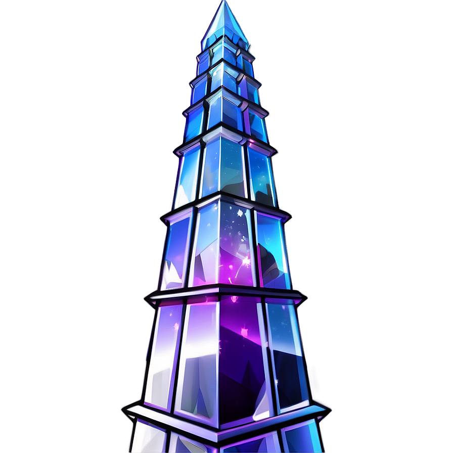 Crystal Tower Png 7 PNG image