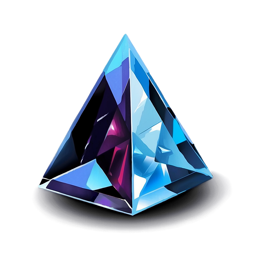 Crystal Triangle Prism Png 05042024 PNG image