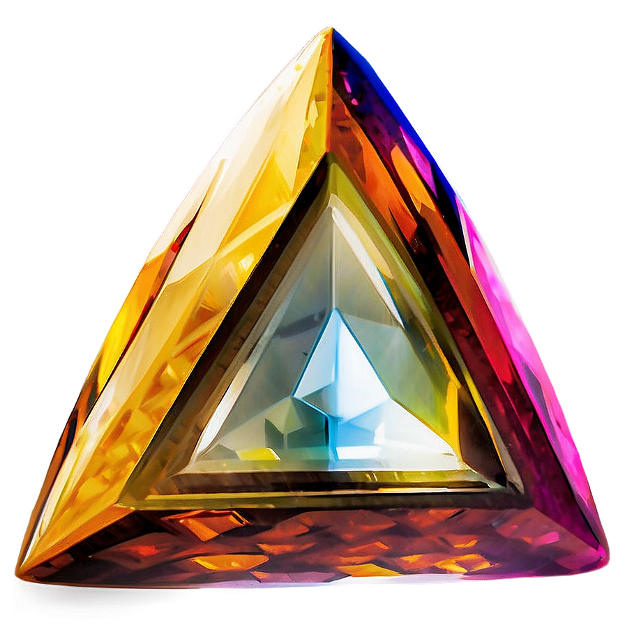 Crystal Triangle Prism Png Rnc PNG image