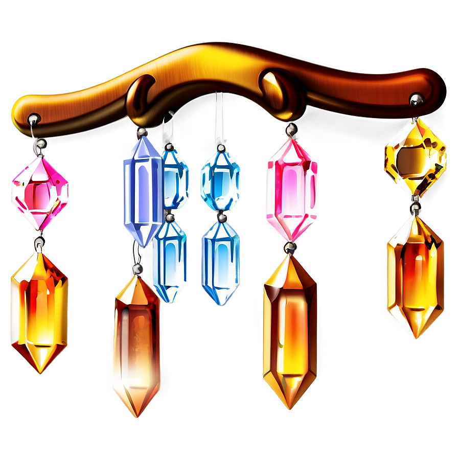 Crystal Wind Chime Serenity Png 05212024 PNG image